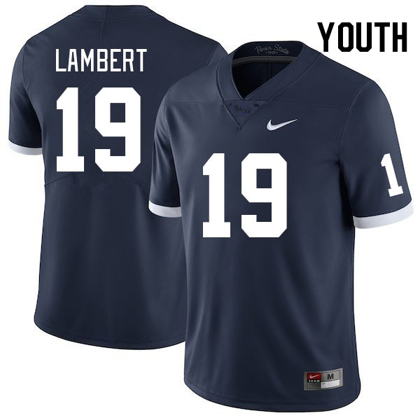 Youth #19 Jack Lambert Penn State Nittany Lions College Football Jerseys Stitched Sale-Retro - Click Image to Close